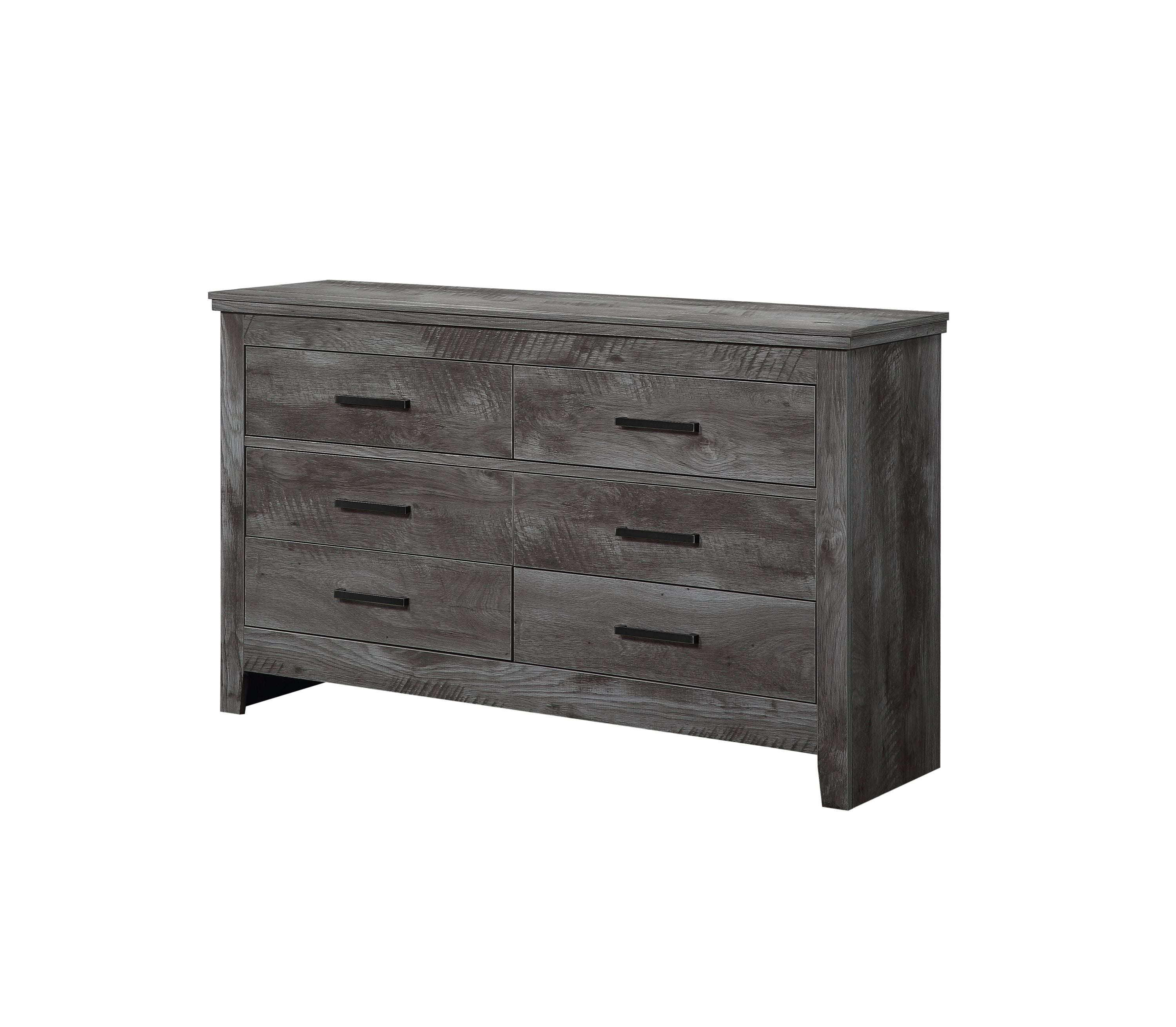 Vidalia Rustic Gray Oak Dresser - Bedroom Storage