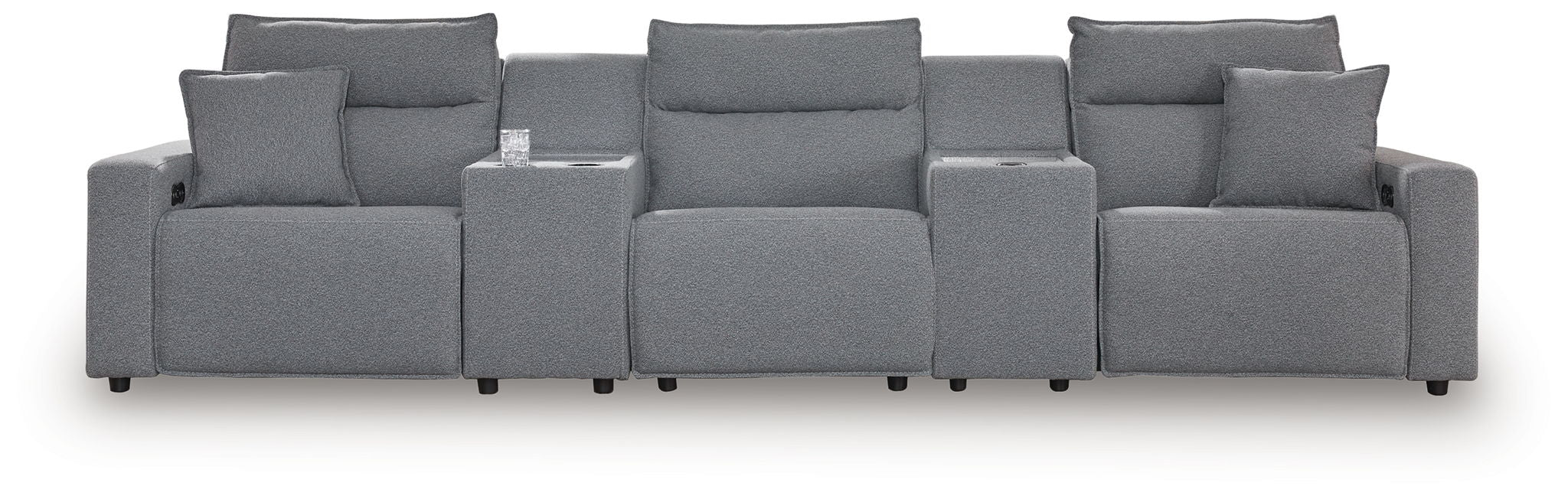 ModMax II - Salt And Pepper - Reclining Sectional