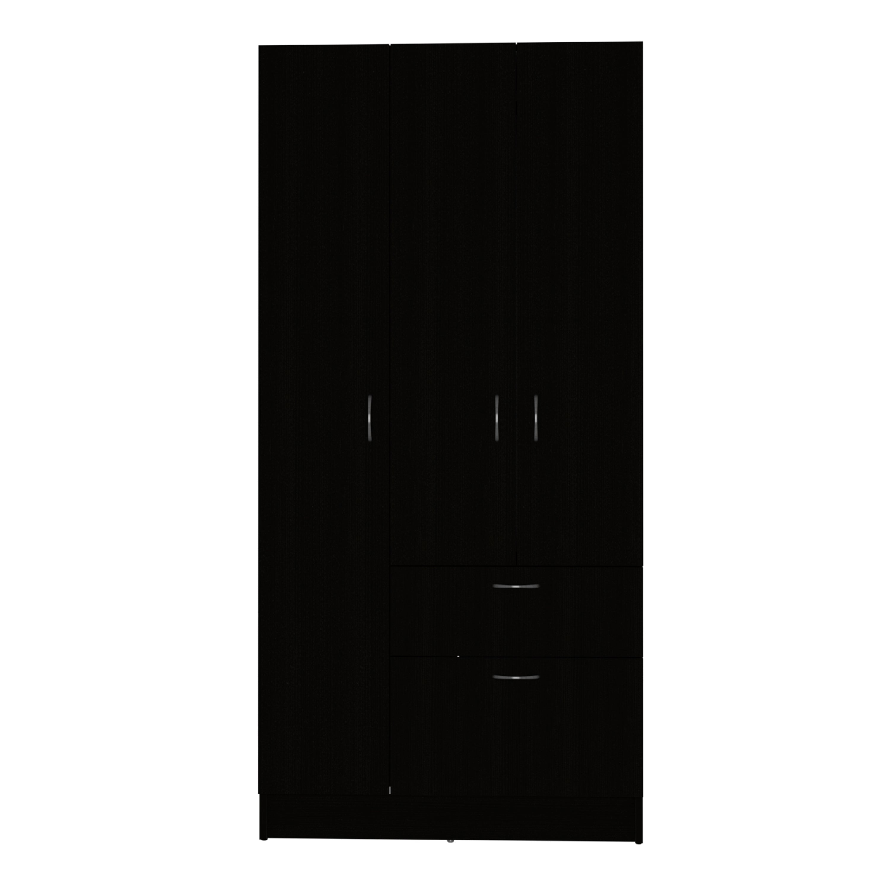 Cobra Bedroom Armoire - Black & White Storage