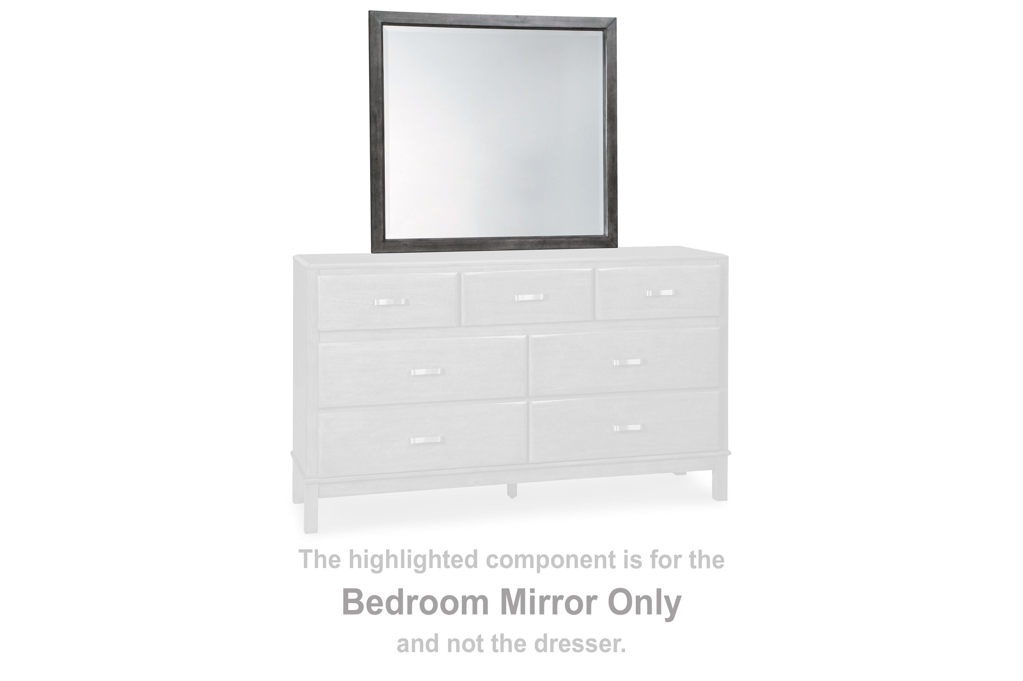 Caitbrook - Bedroom Mirror - Gray