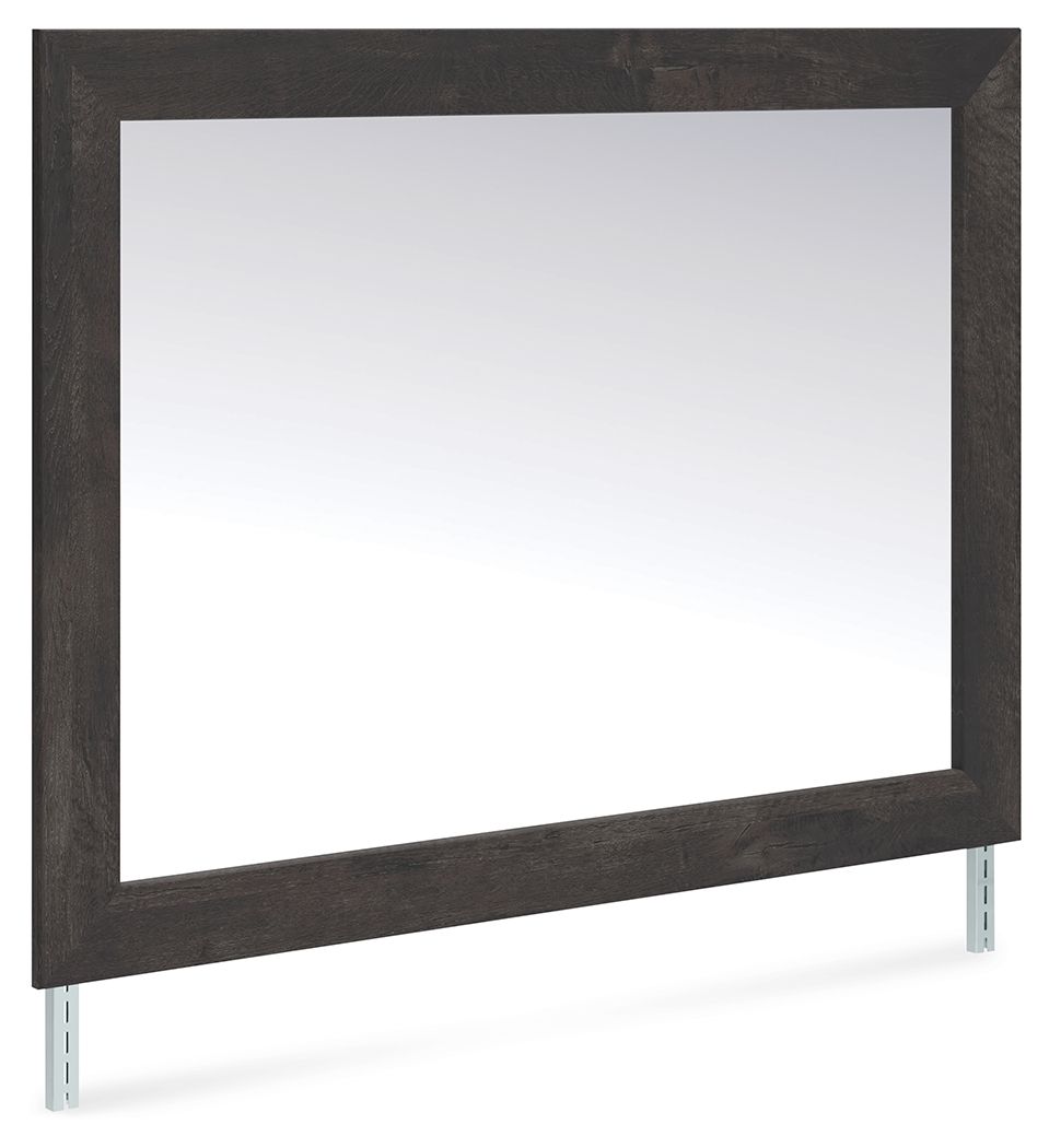 Hollivern - Bedroom Mirror - Dark Gray