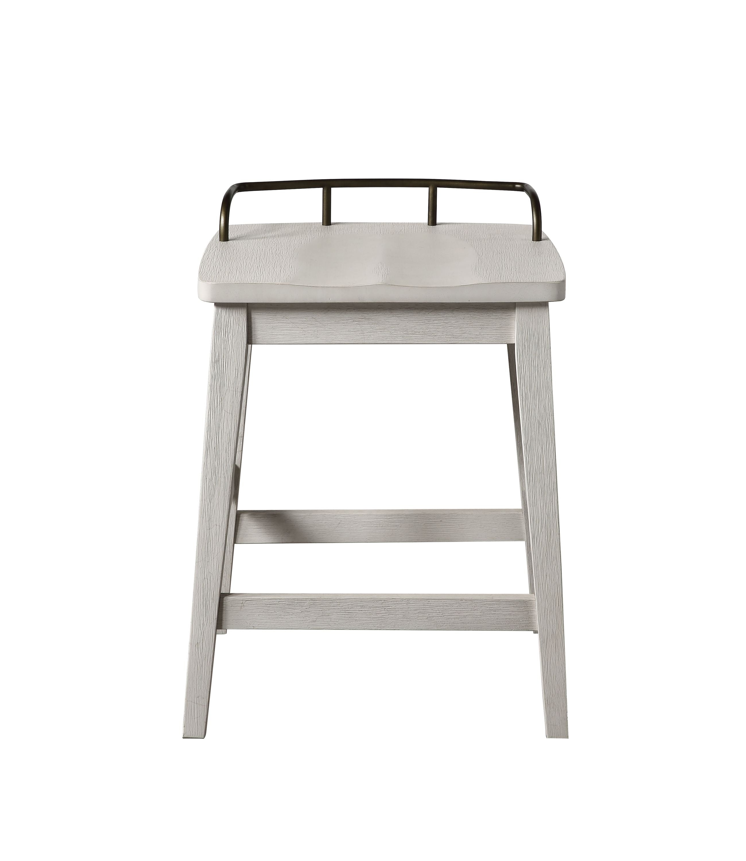 Pendleton White Counter Stool - Modern Kitchen & Bar Seating