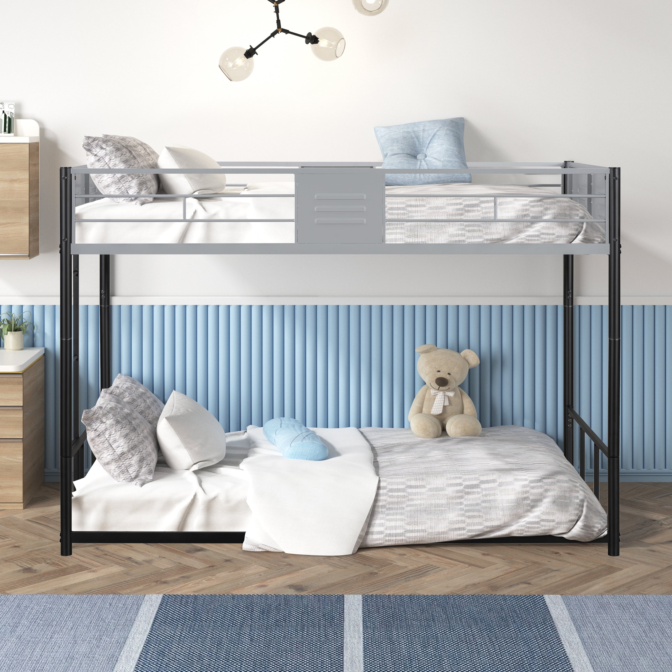 Metal Twin Bunk Bed: Sturdy, Safe & Quiet