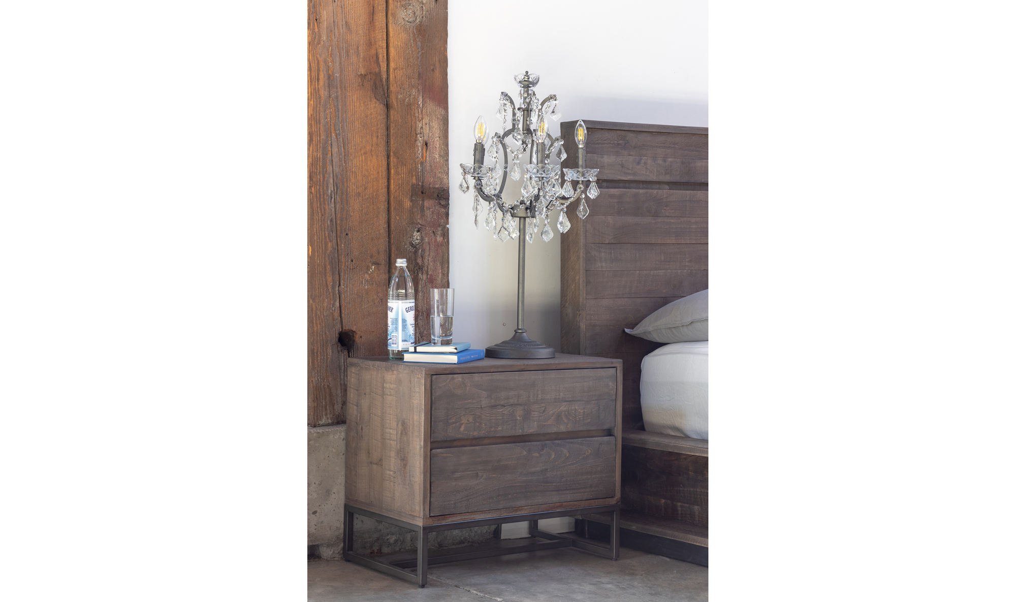 Elena - Nightstand - Brown