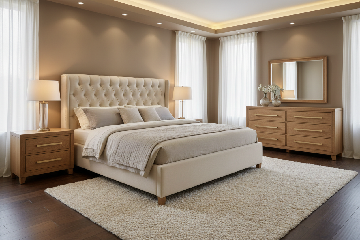 4 Piece Bedroom Sets.