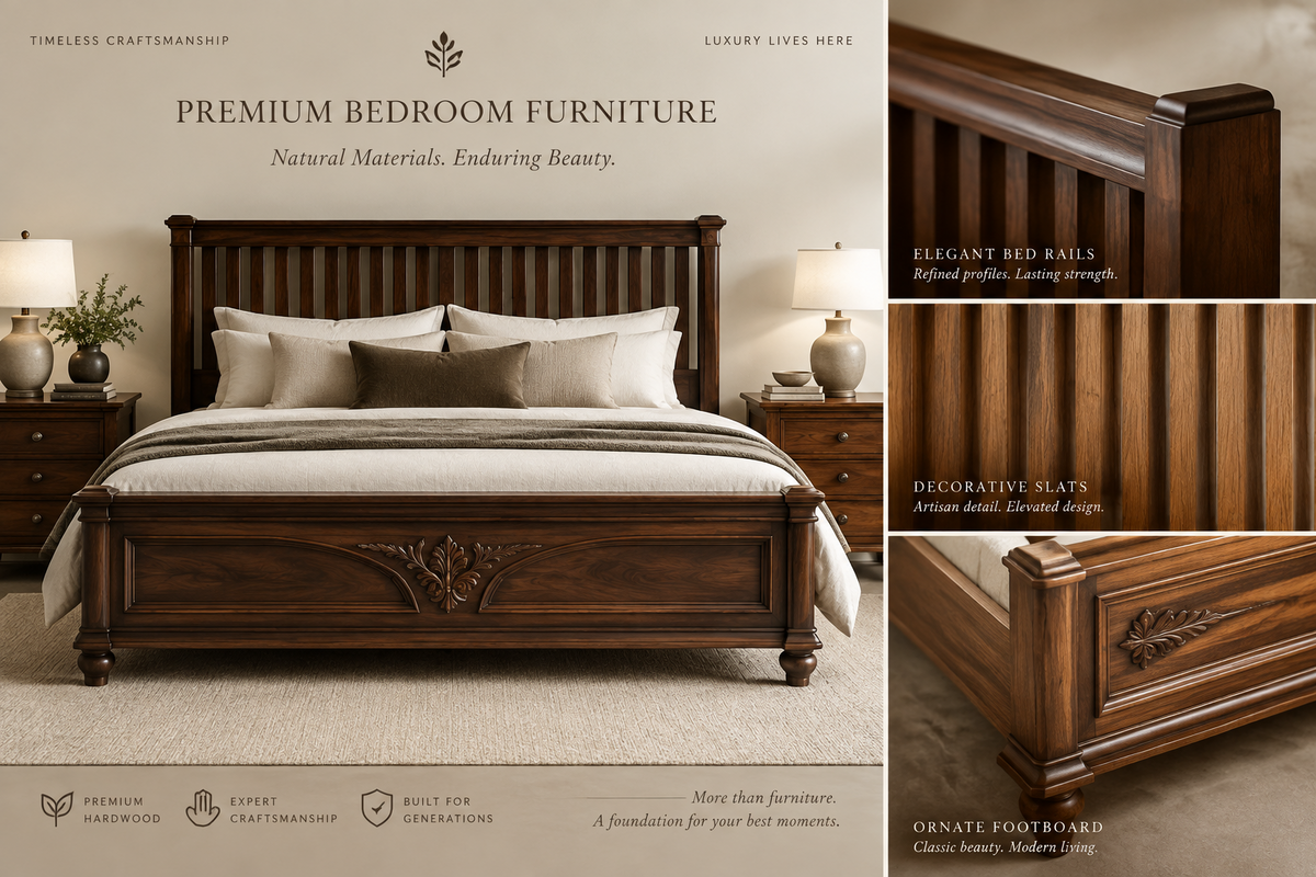 Bed Rails, Slats & Footboards