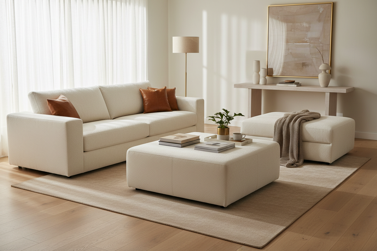 Stationary Chair & Ottoman