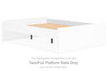 Onita - Twin/Full Platform Rails - White
