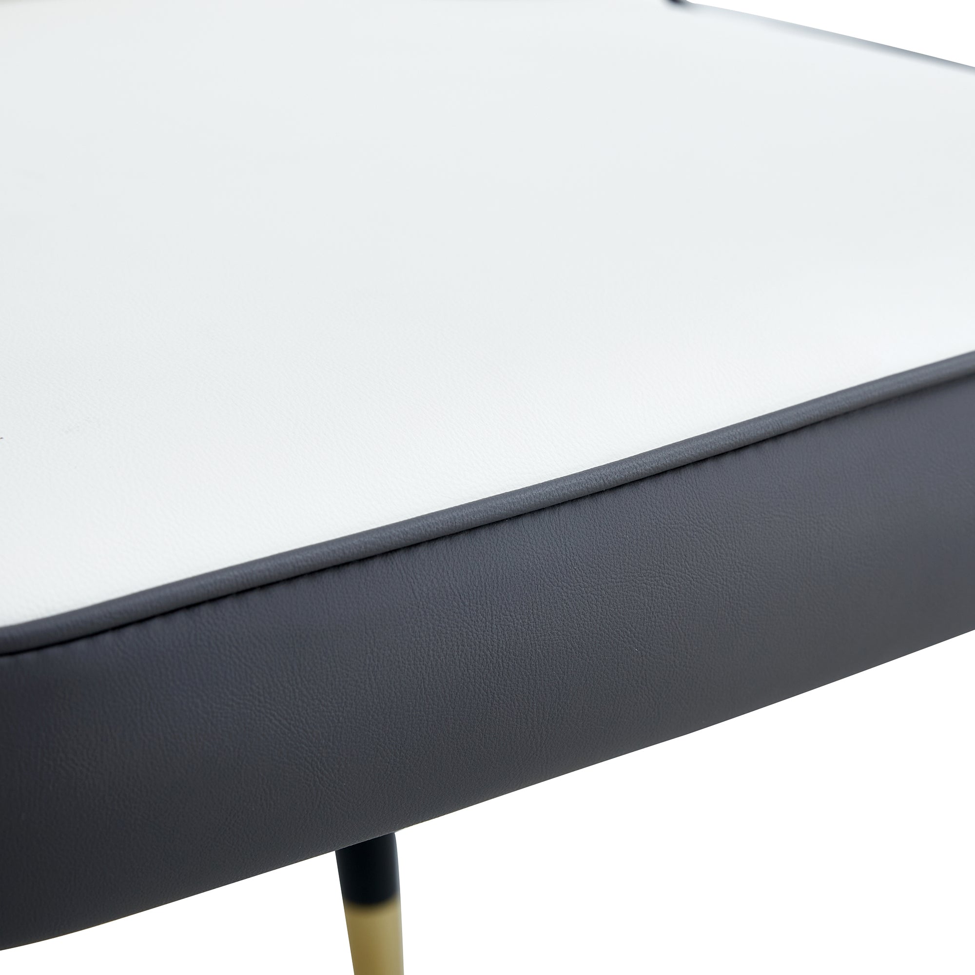 Black Marble Dining Table Set for 6