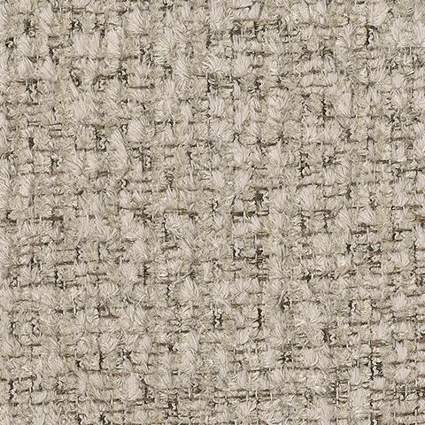 Latte ottoman upholstery fabric close-up with woven textured pattern