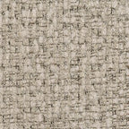 Latte ottoman upholstery fabric close-up with woven textured pattern