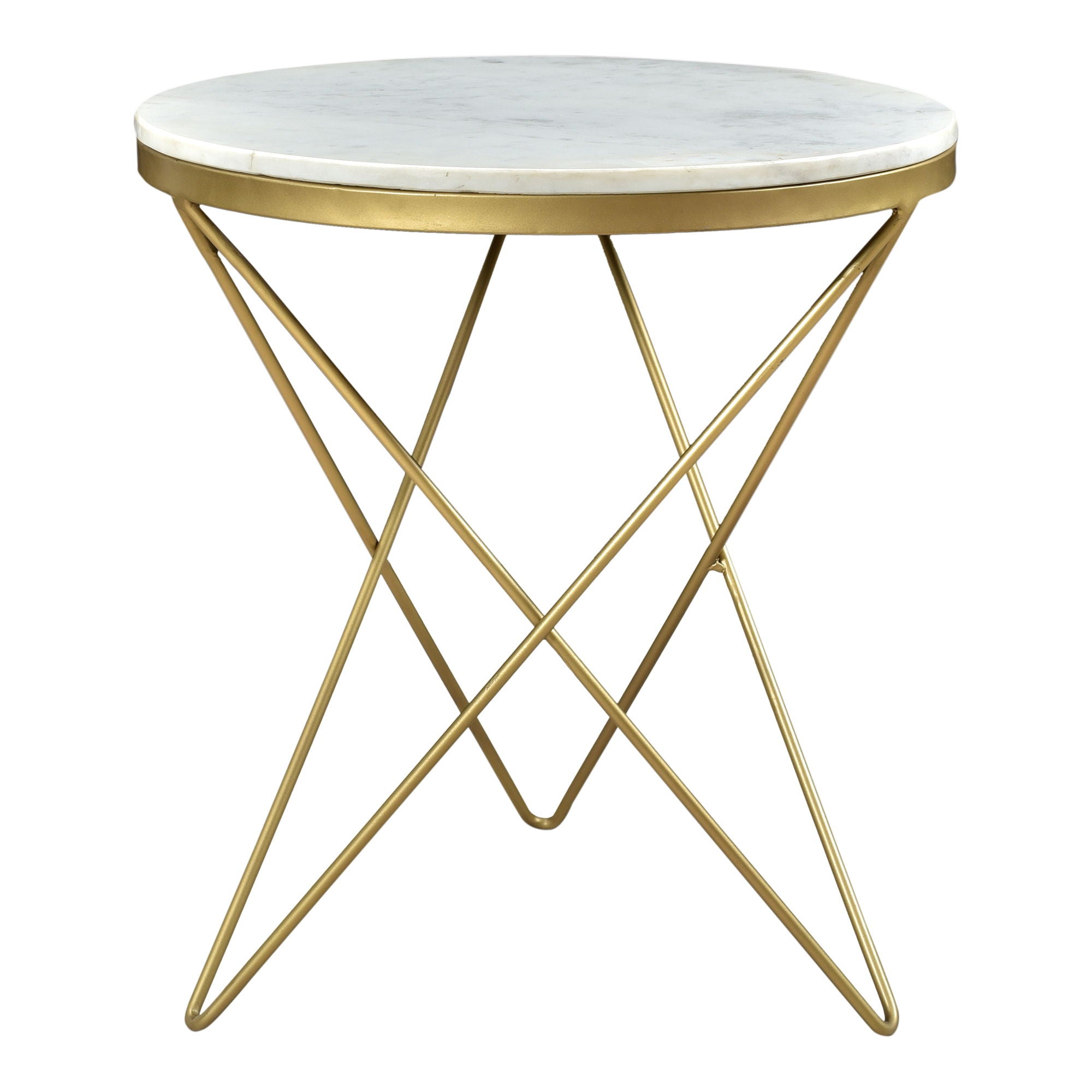 Haley - Side Table - Gold