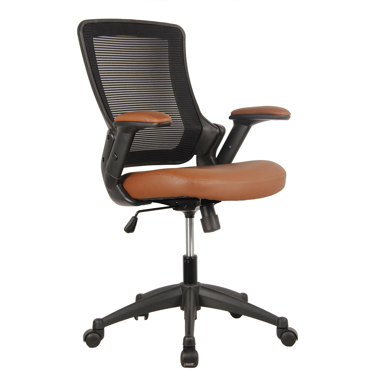 Mid-Back Mesh Task Chair - Brown