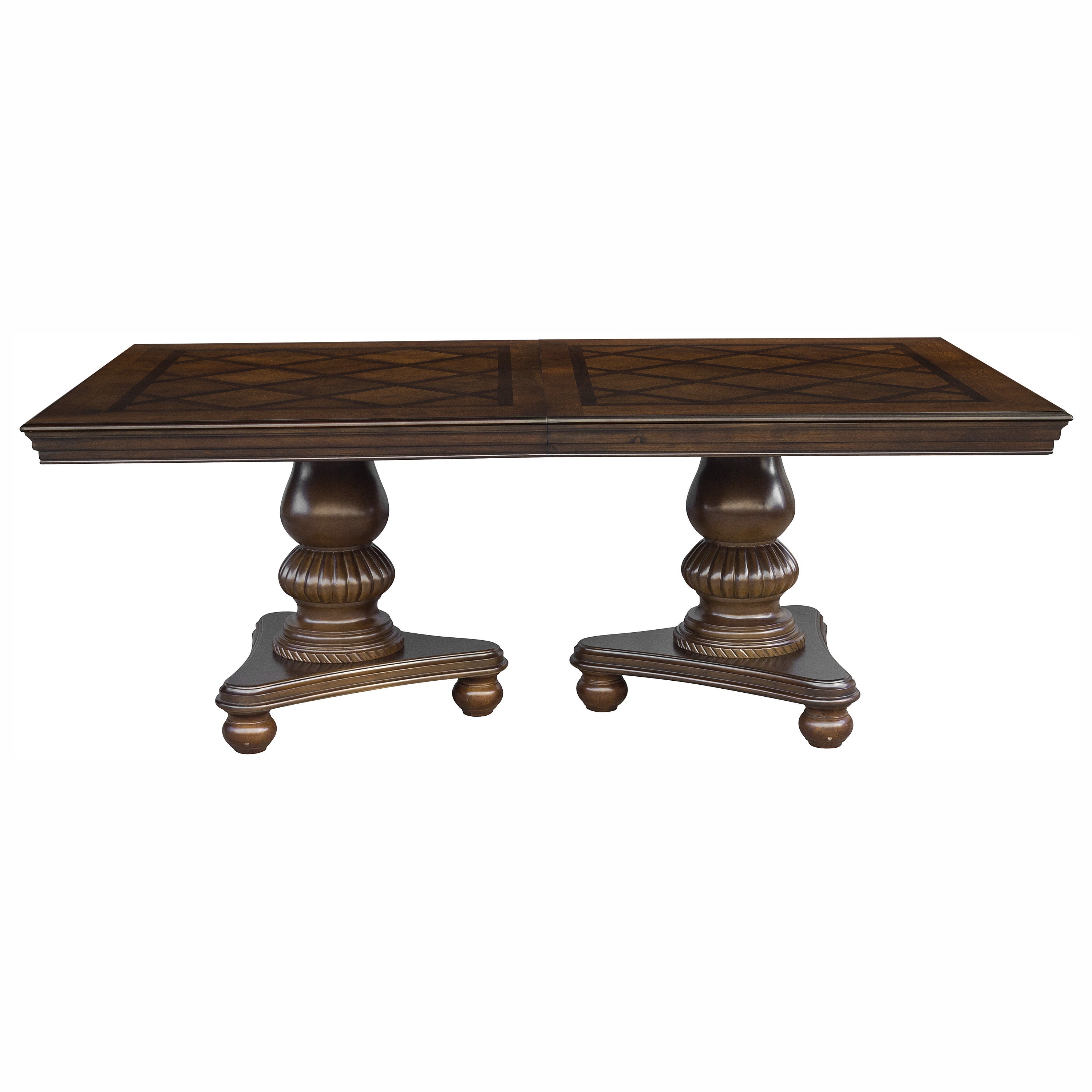 Brown Cherry Dining Table w/Leaf - 72"