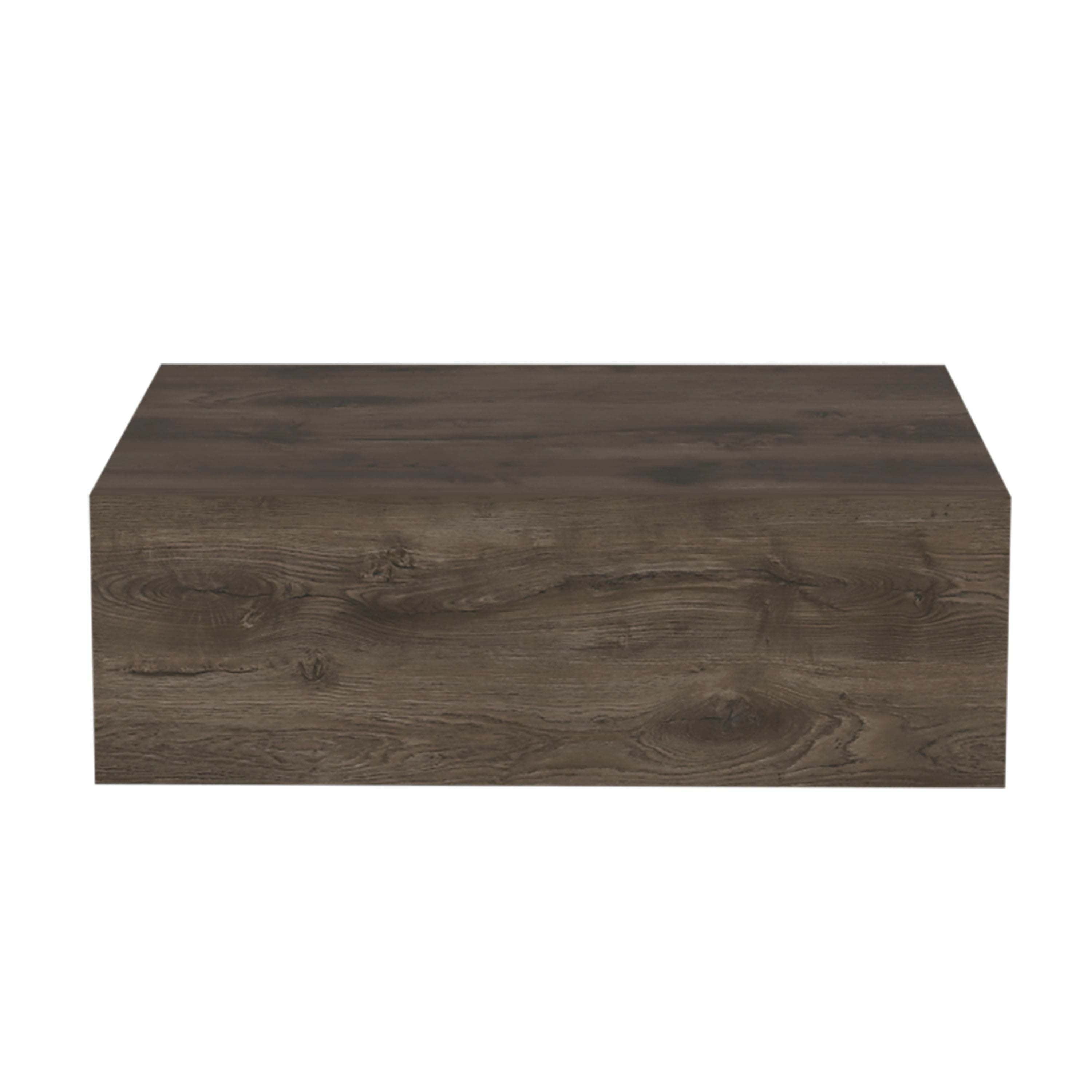 Milano Floating Nightstand w/ Drawer - Dark Brown