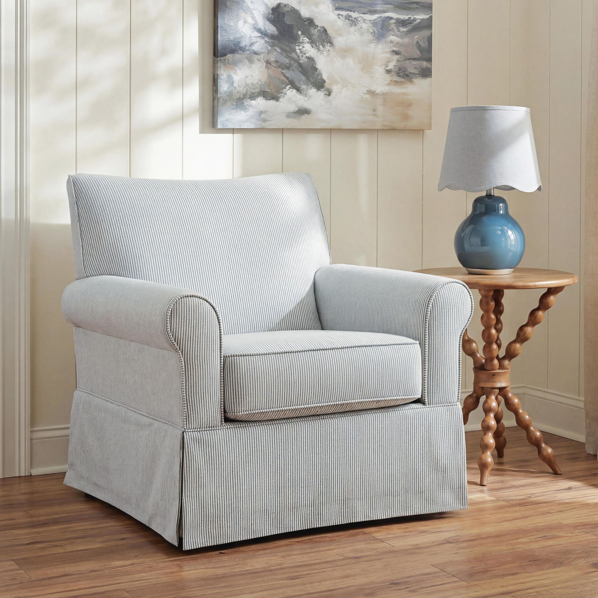 Searcy - Swivel Glider Accent Chair