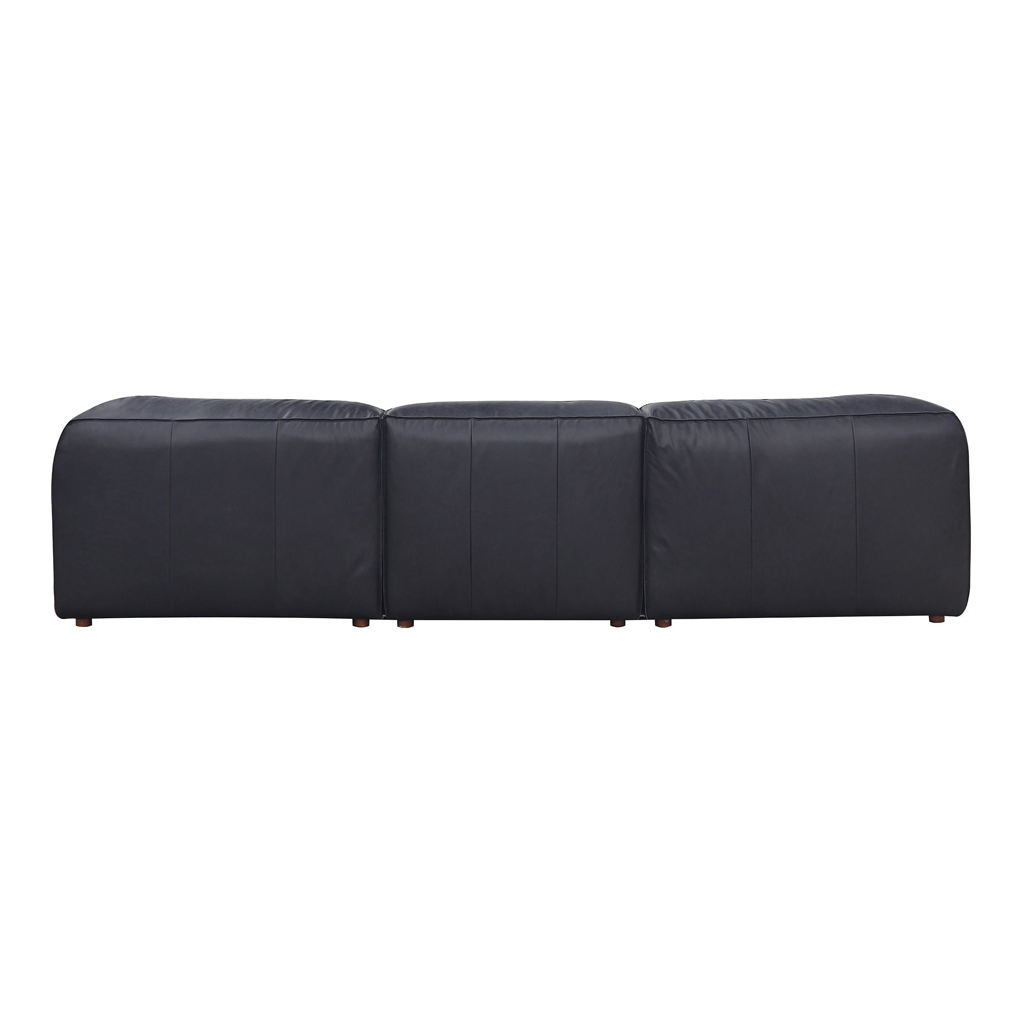 Form - Dream Modular Sectional Vantage Leather - Black