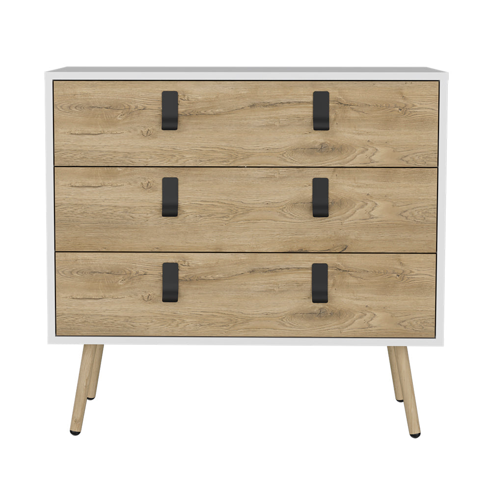 White Macadamia Bedroom Dresser - Magness