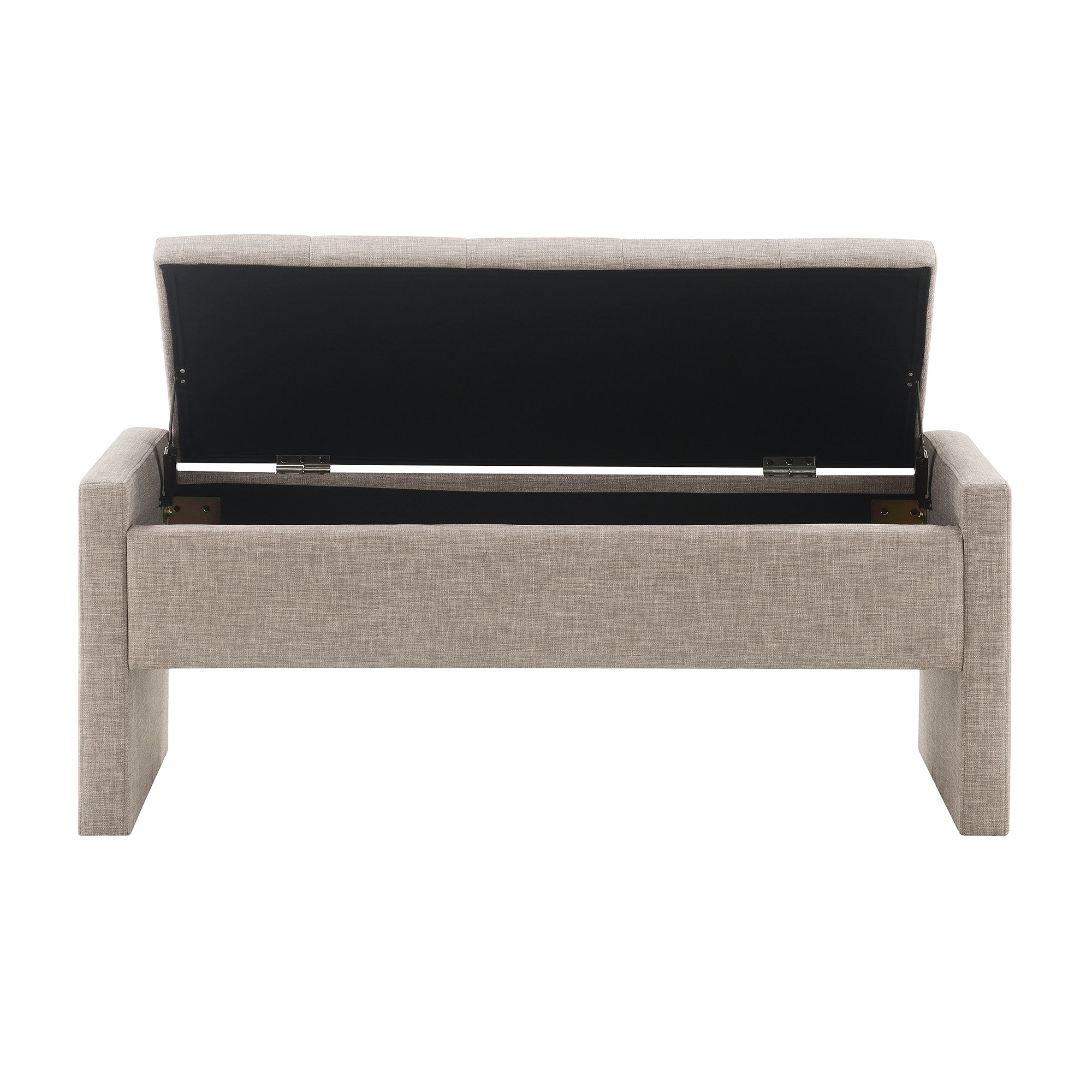 Storage Bench - End of Bed Bench with Upholstered Seat