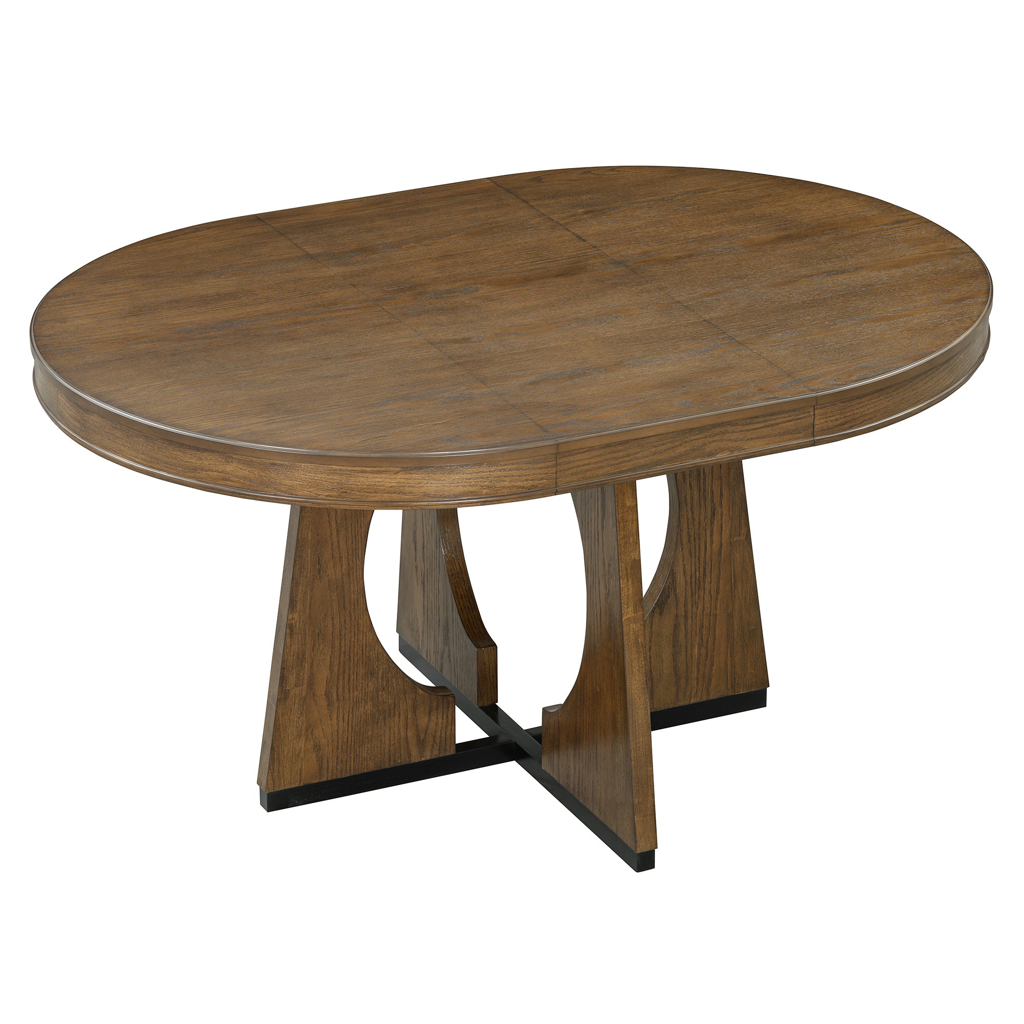 5-Pc Retro Rustic Dining Set (Walnut)