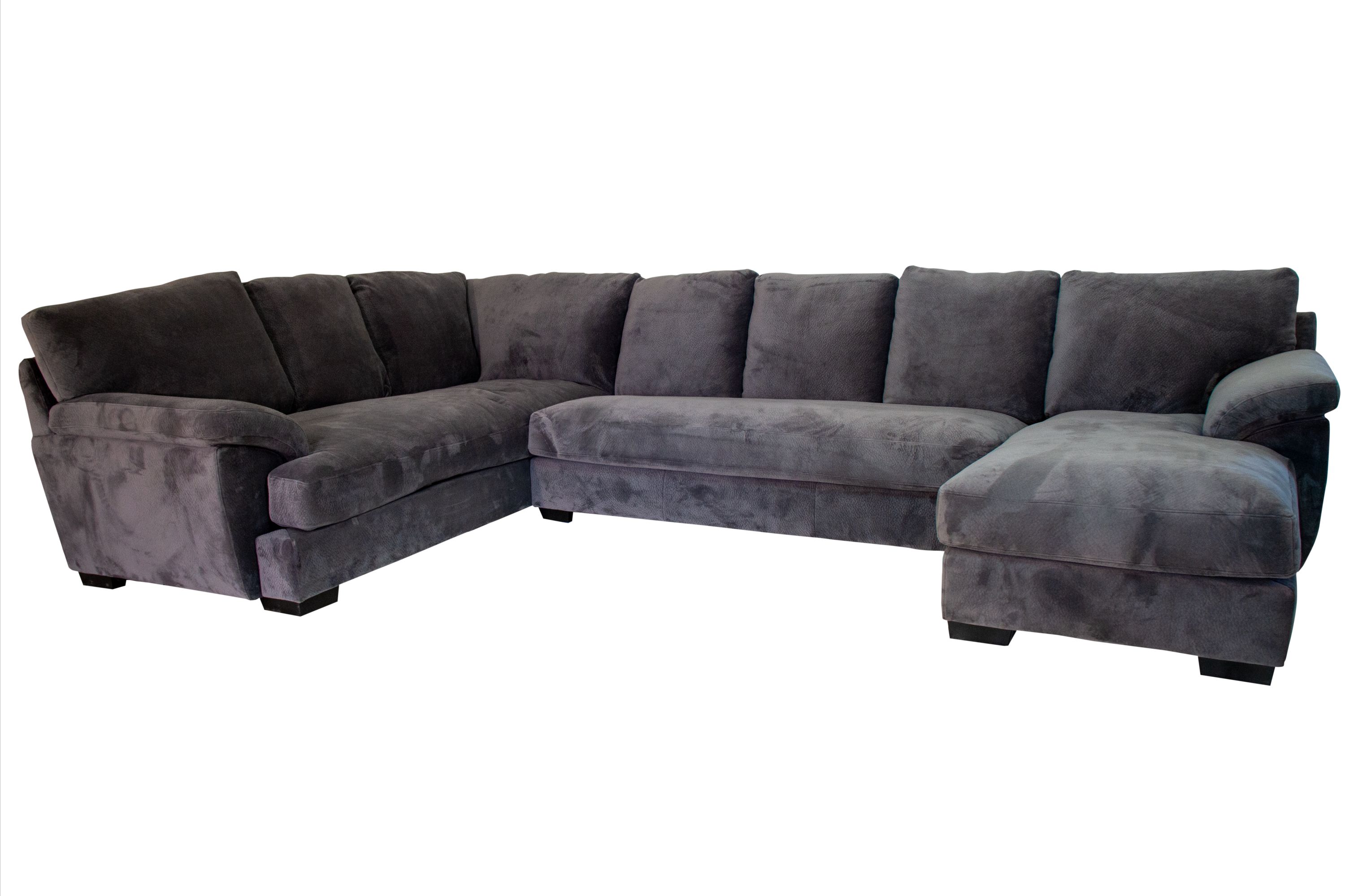 Boise Grey 3 Seater Sectional w/ Corner Right Arm Facing Chaise
