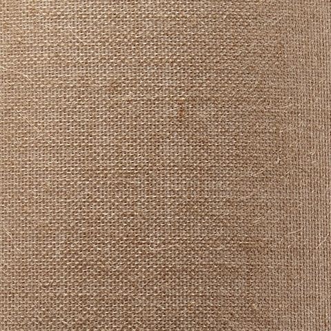 Fabric drum lamp shade in champagne with woven texture
