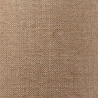 Fabric drum lamp shade in champagne with woven texture