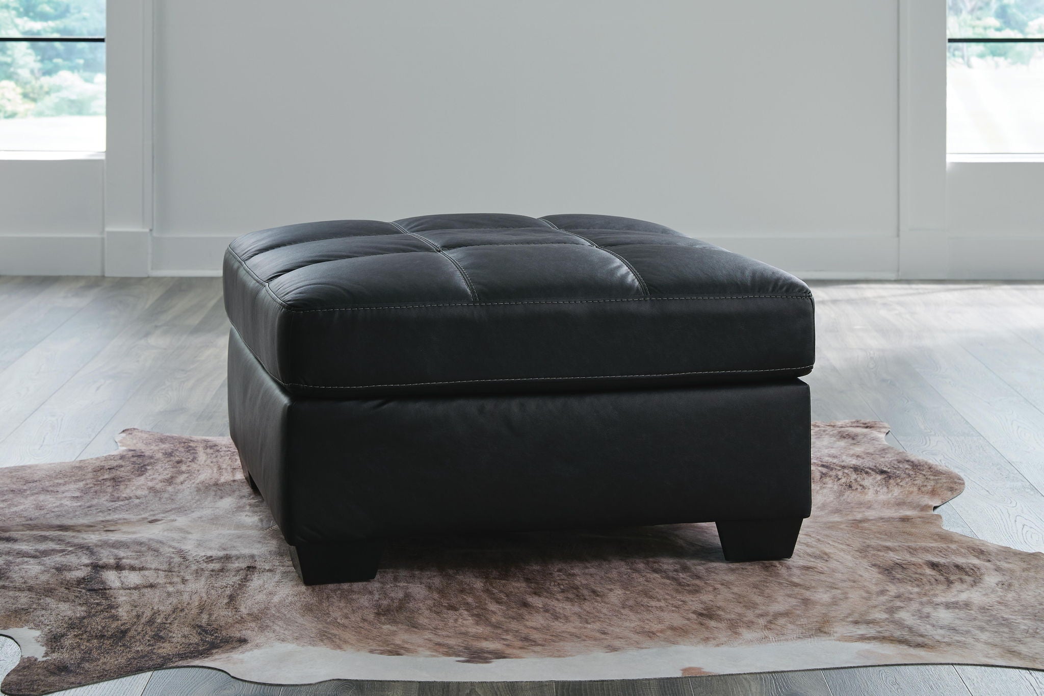 Barlin Mills - Oversized Accent Ottoman - Carbon