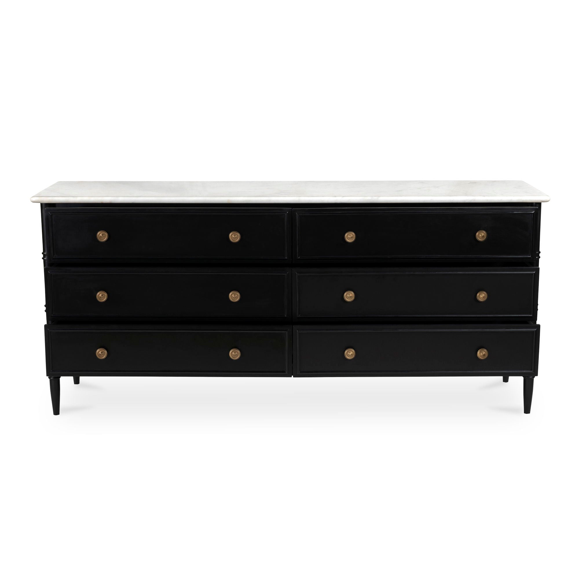 Eleanor - 6 Drawer Dresser - Black