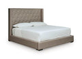 Brensley - King Upholstered Headboard - Taupe
