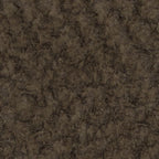 Brown textured upholstery fabric swatch with fine mottled pattern