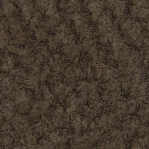 Brown textured upholstery fabric swatch with fine mottled pattern