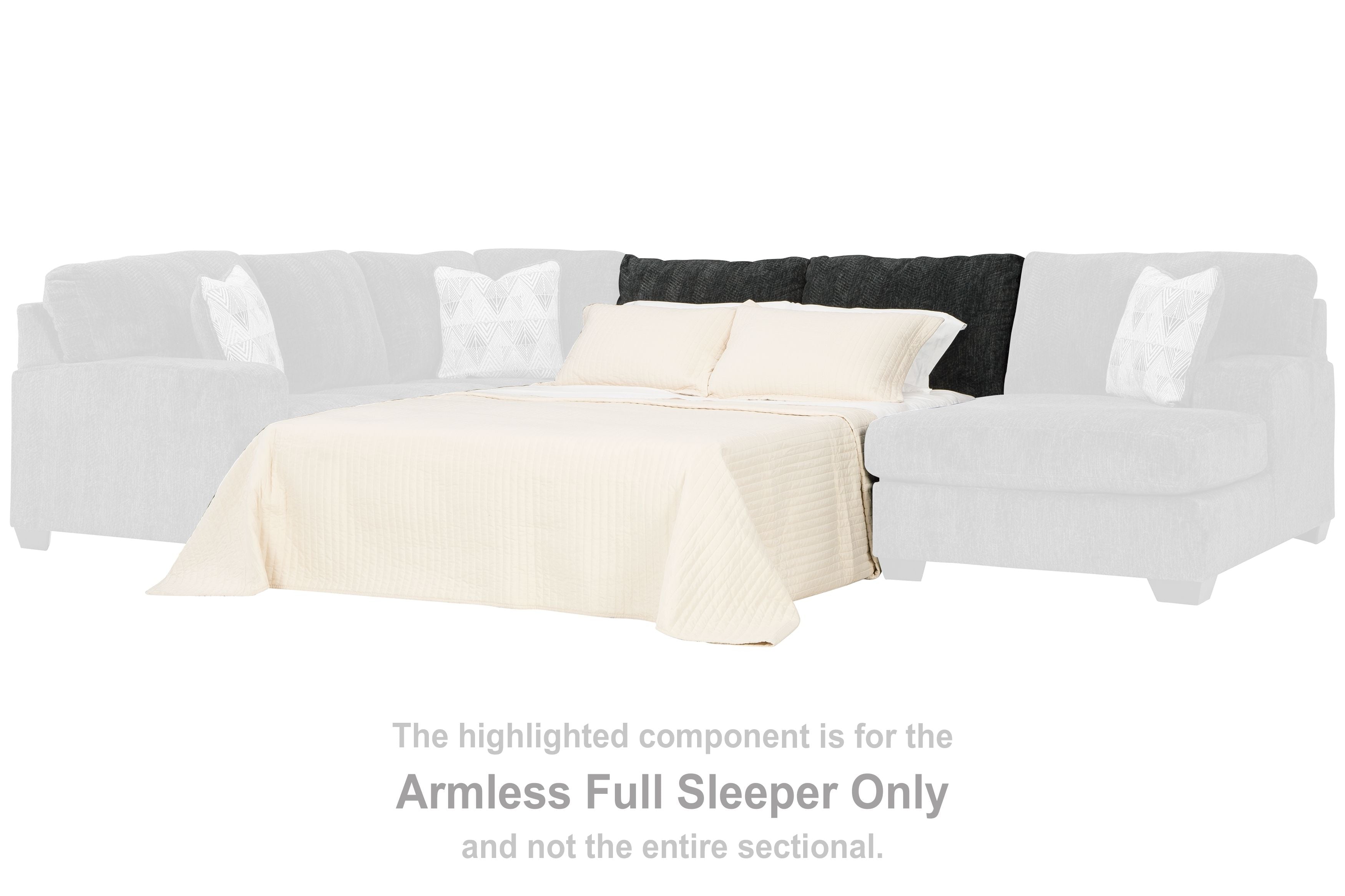 Hollyview - Shadow - Armless Full Sleeper