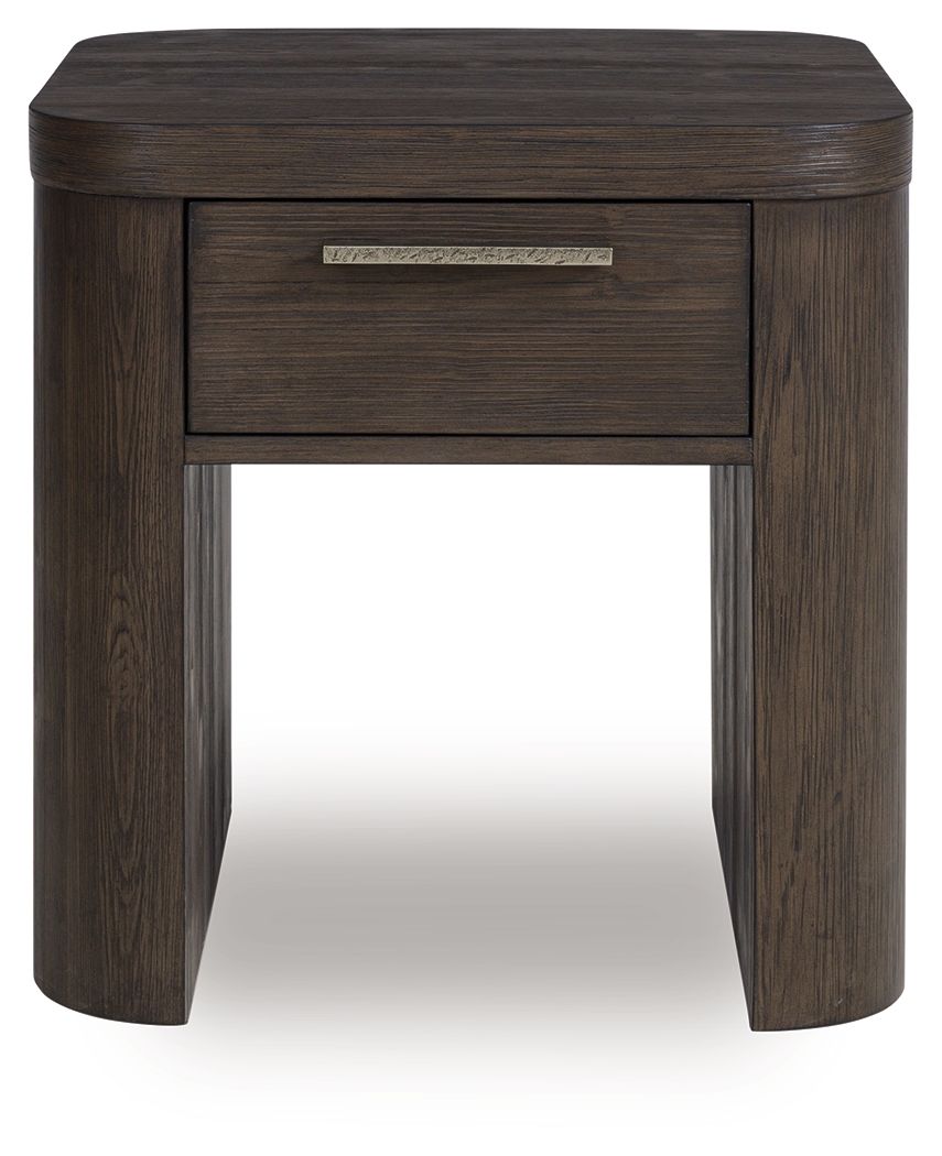 Neo - Rich Brown - Square End Table