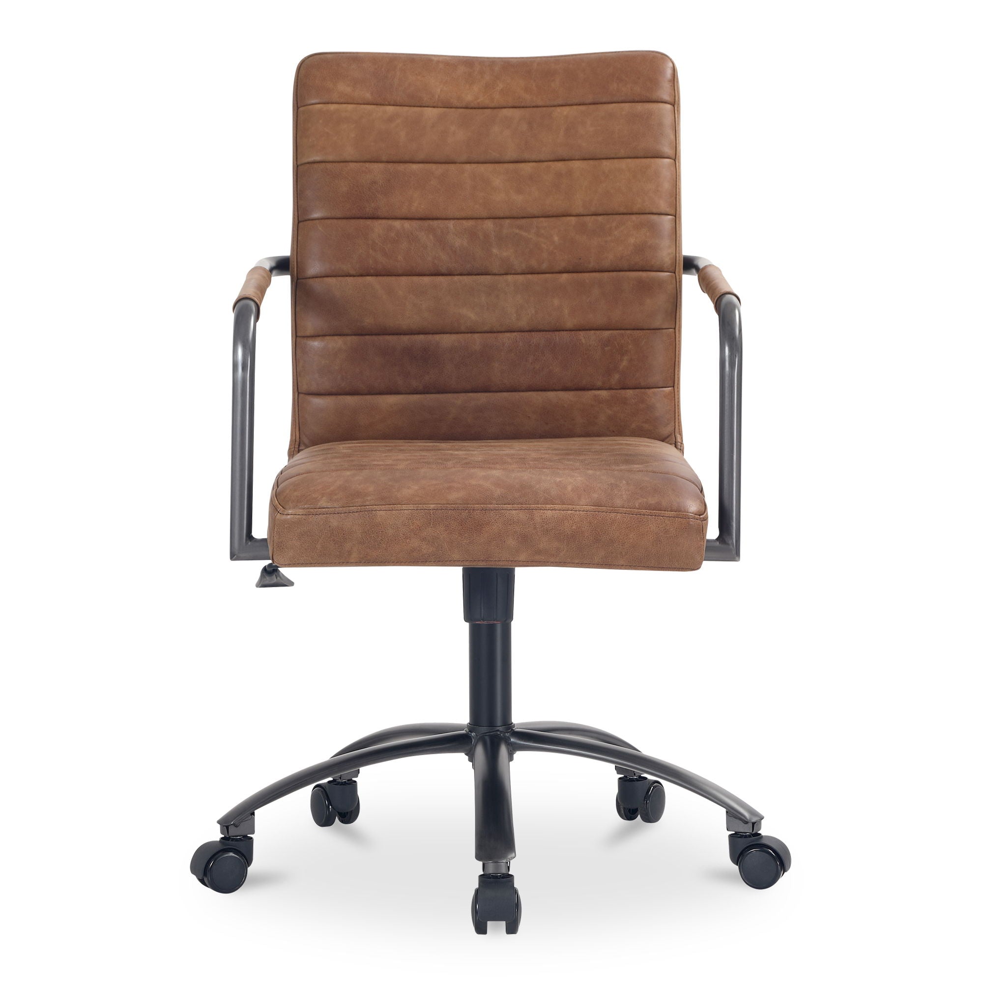 Roy - Office Chair Open Road Leather - Brown