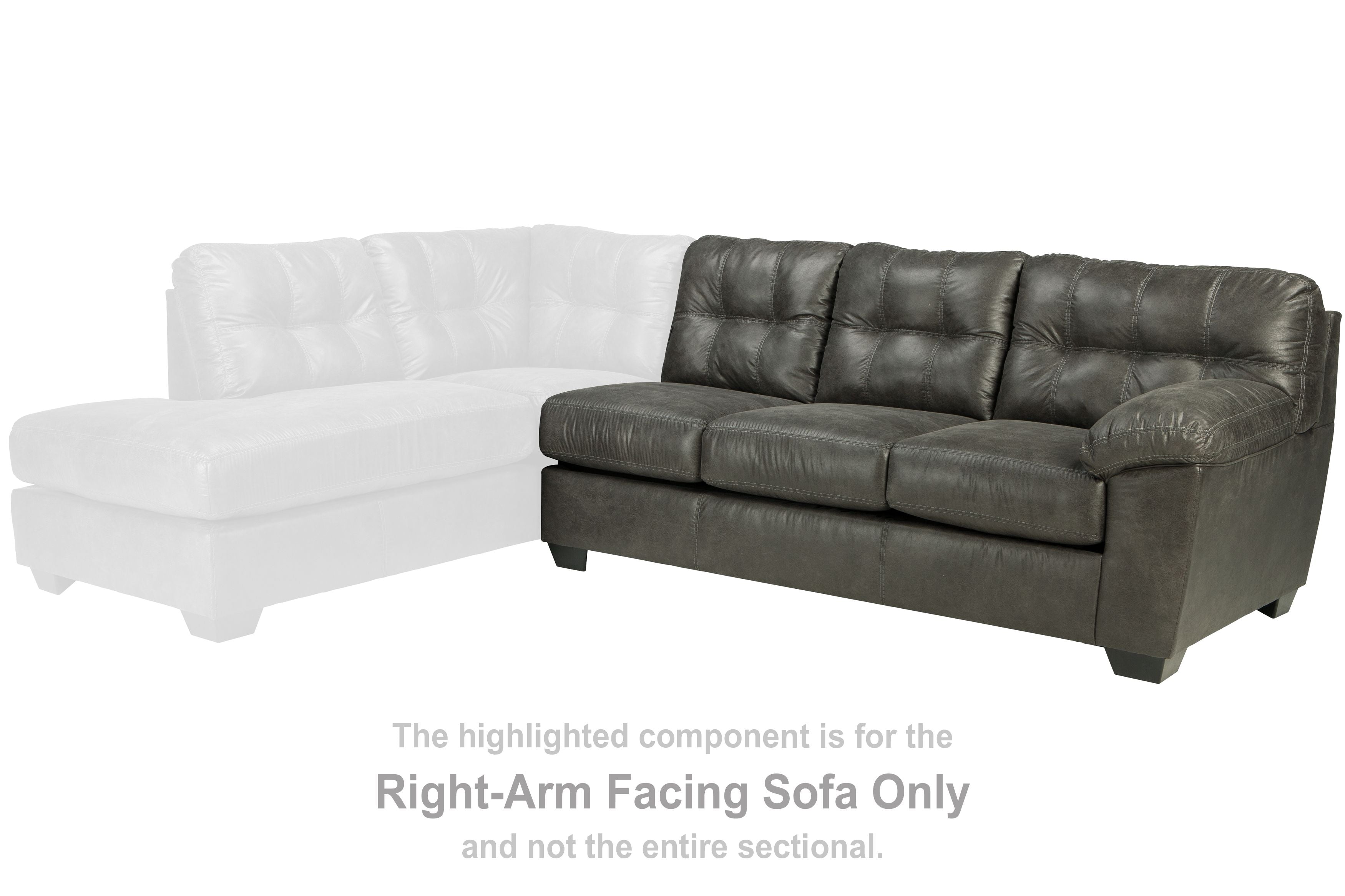 Fallston - Slate - Raf Sofa