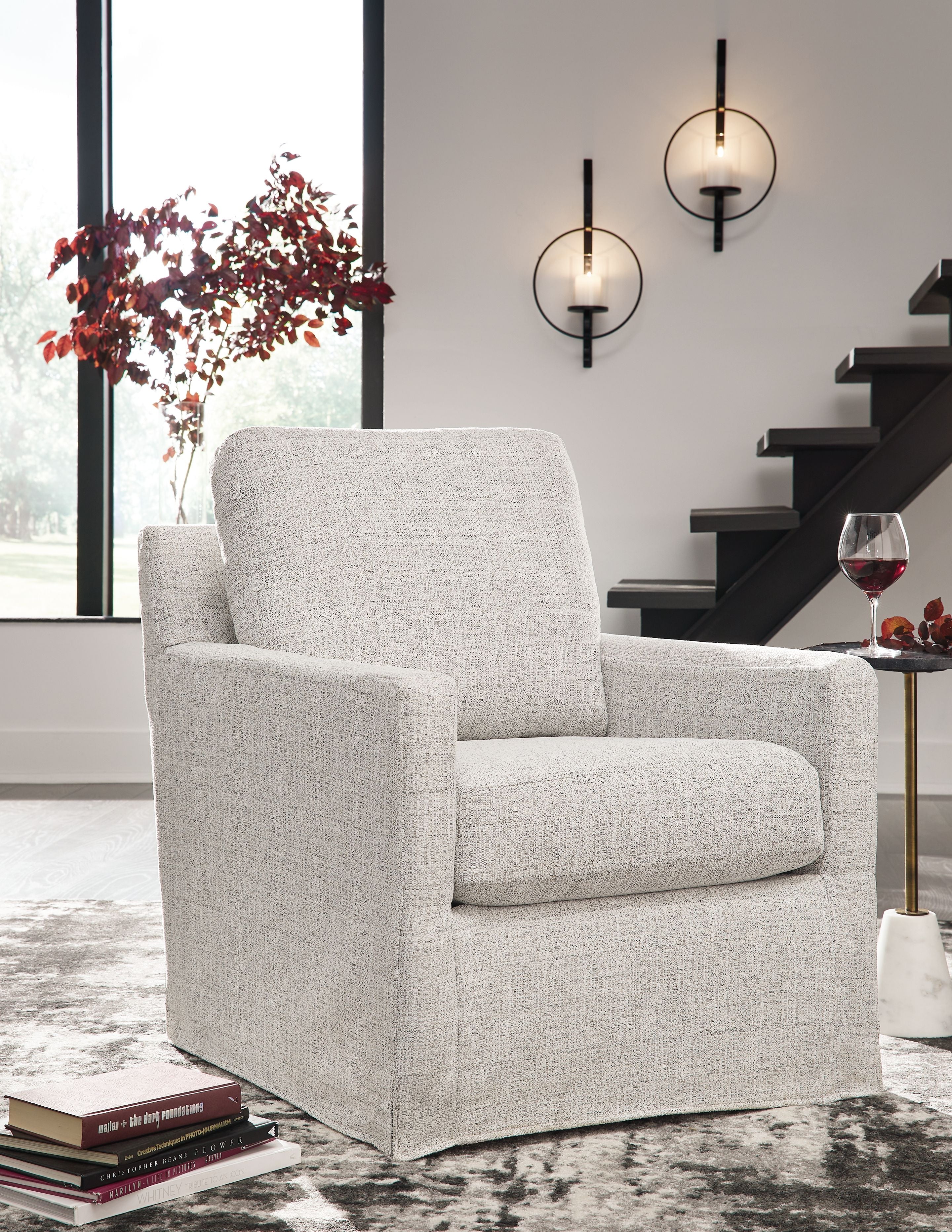 Nenana Next-gen Nuvella Swivel Glider Accent Chair