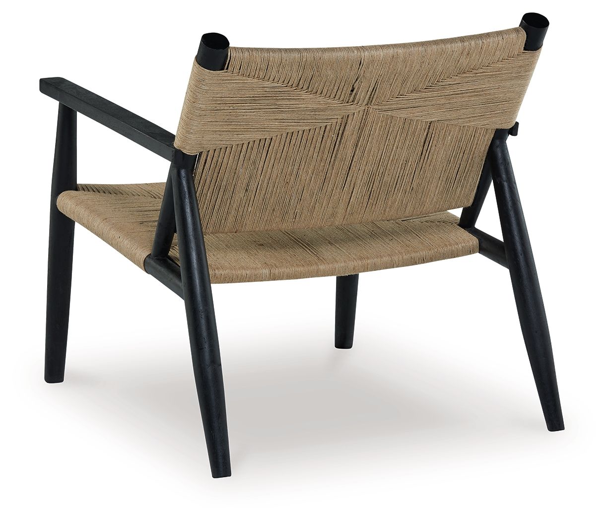 Halfmore Black / Natural - Accent Chair