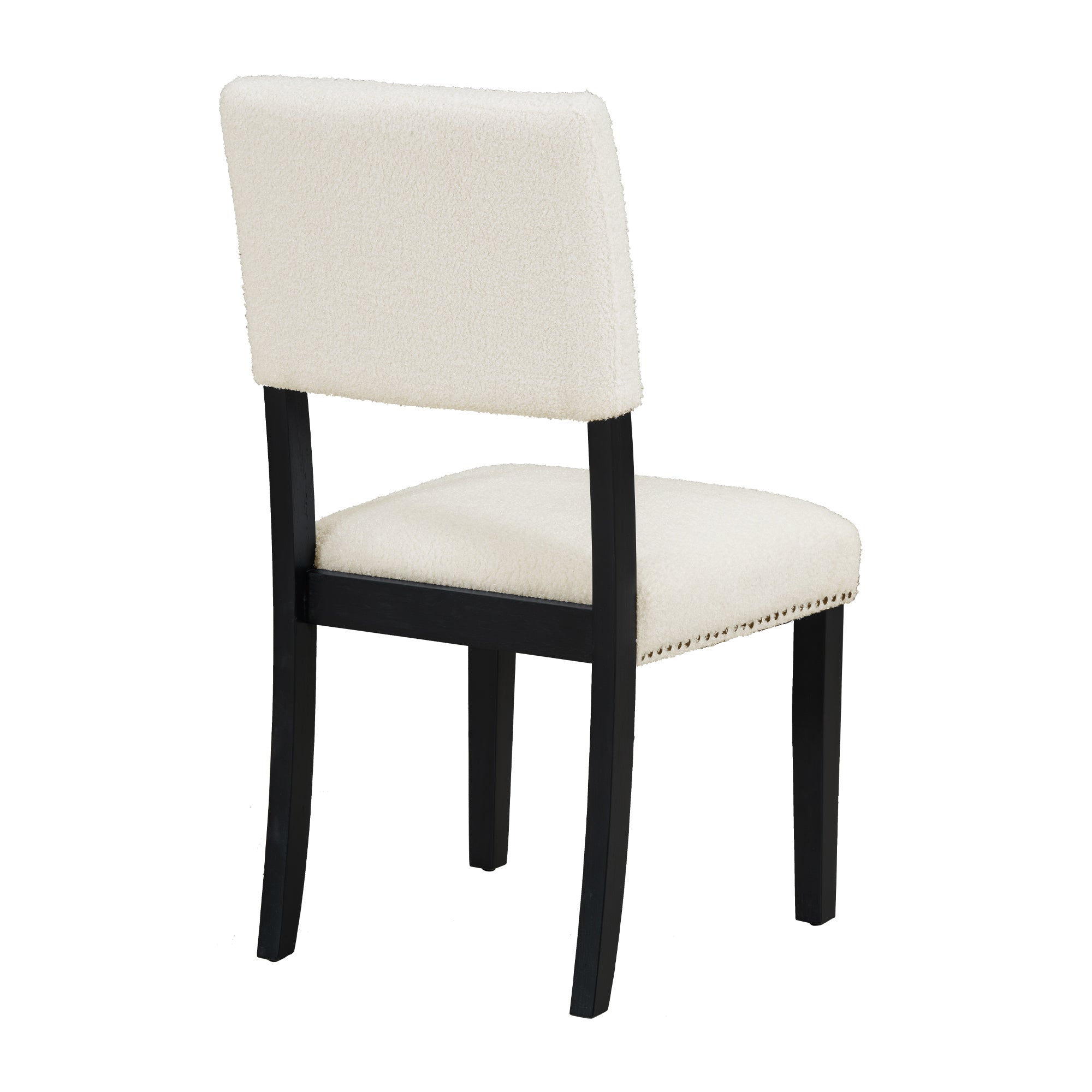 5-Piece Round Dining Set - Black