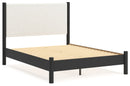 Cadmori - Upholstered Panel Bed