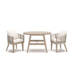 Ivory Vine - Chairs With Cushion / Table Set (Set of 3) - Beige
