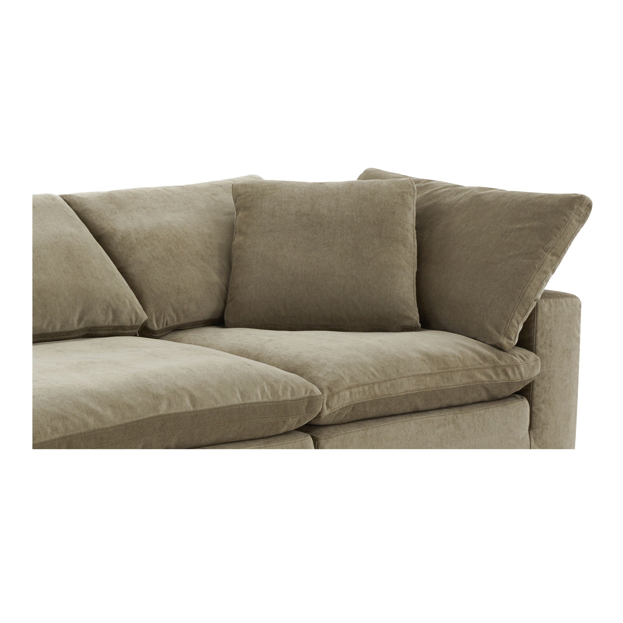Clay - Modular Sofa Performance Fabric - Desert Sage-Stationary Sectionals-American Furniture Outlet