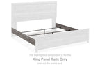 Bronyan - King Panel Rails - Dark Gray