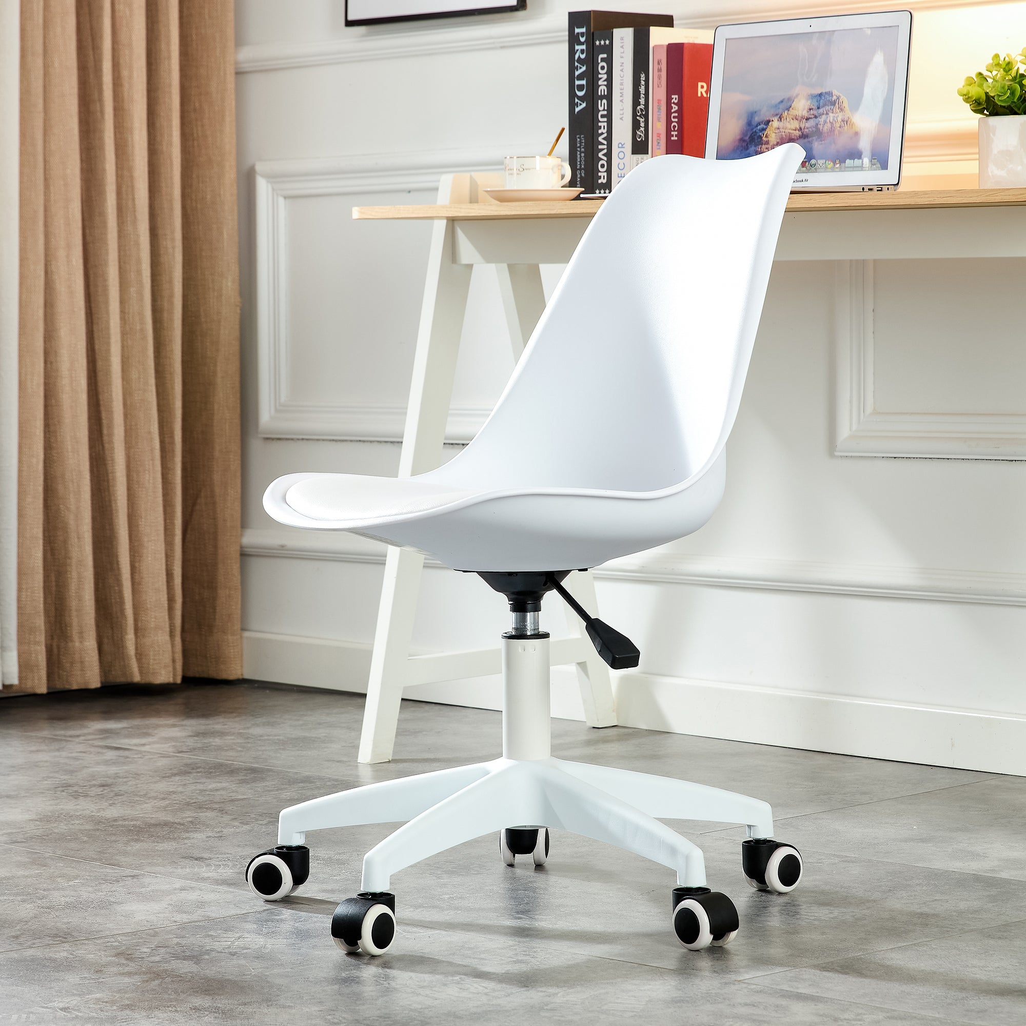 Modern Home Office Desk Chair, Adjustable 360° Swivel