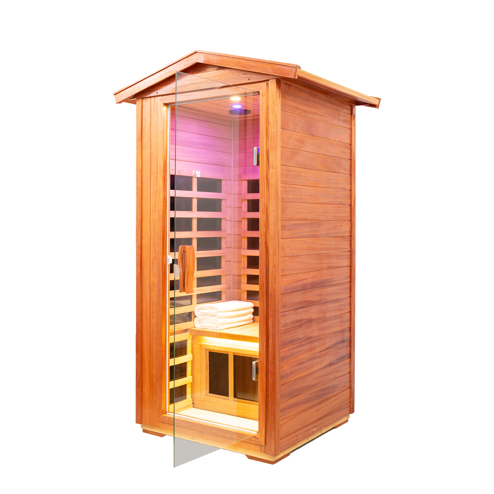 Khaya Outdoor Infrared Sauna Room - 1 Person