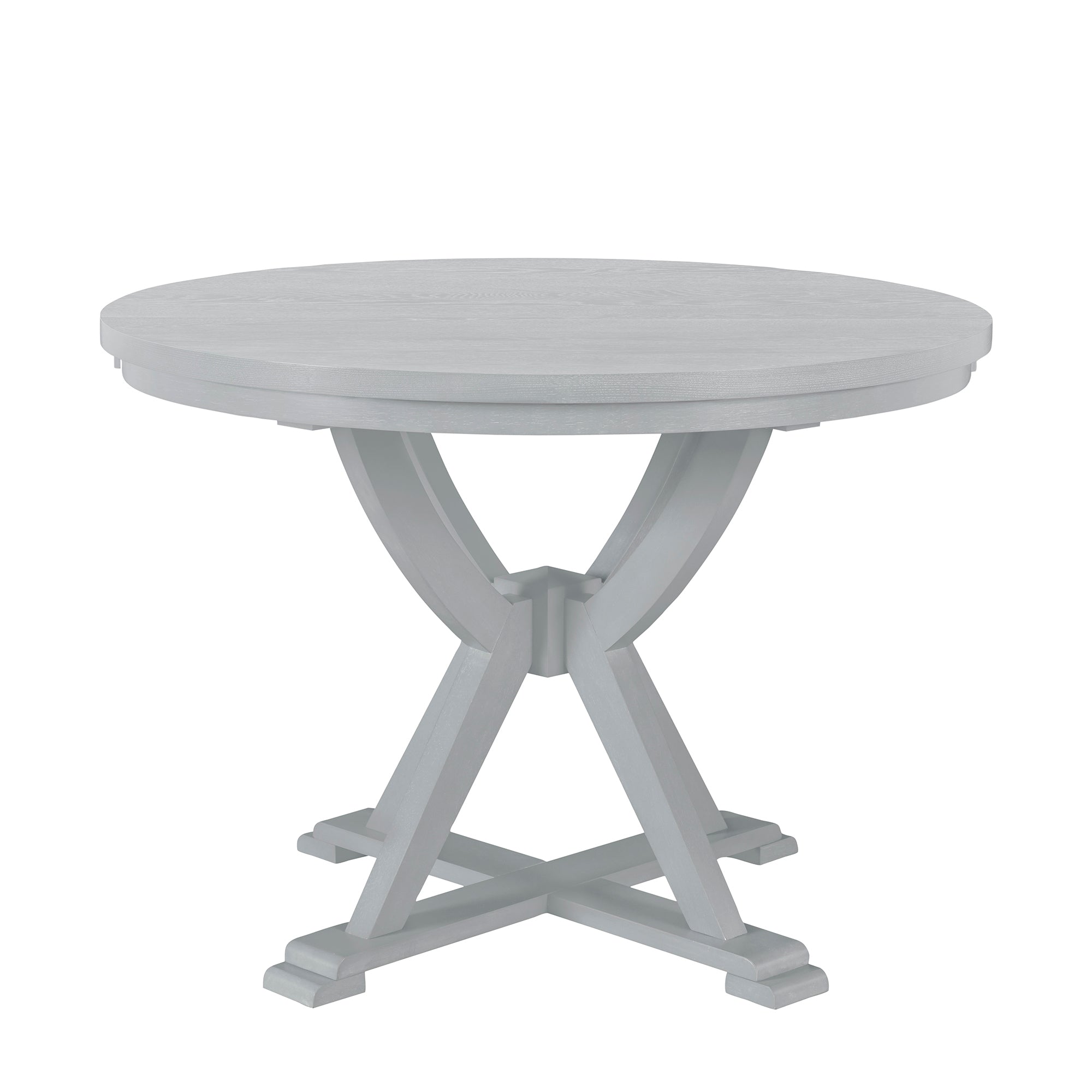 Mid-Century 5-Pc. Dining Set w/Leaf, Grey