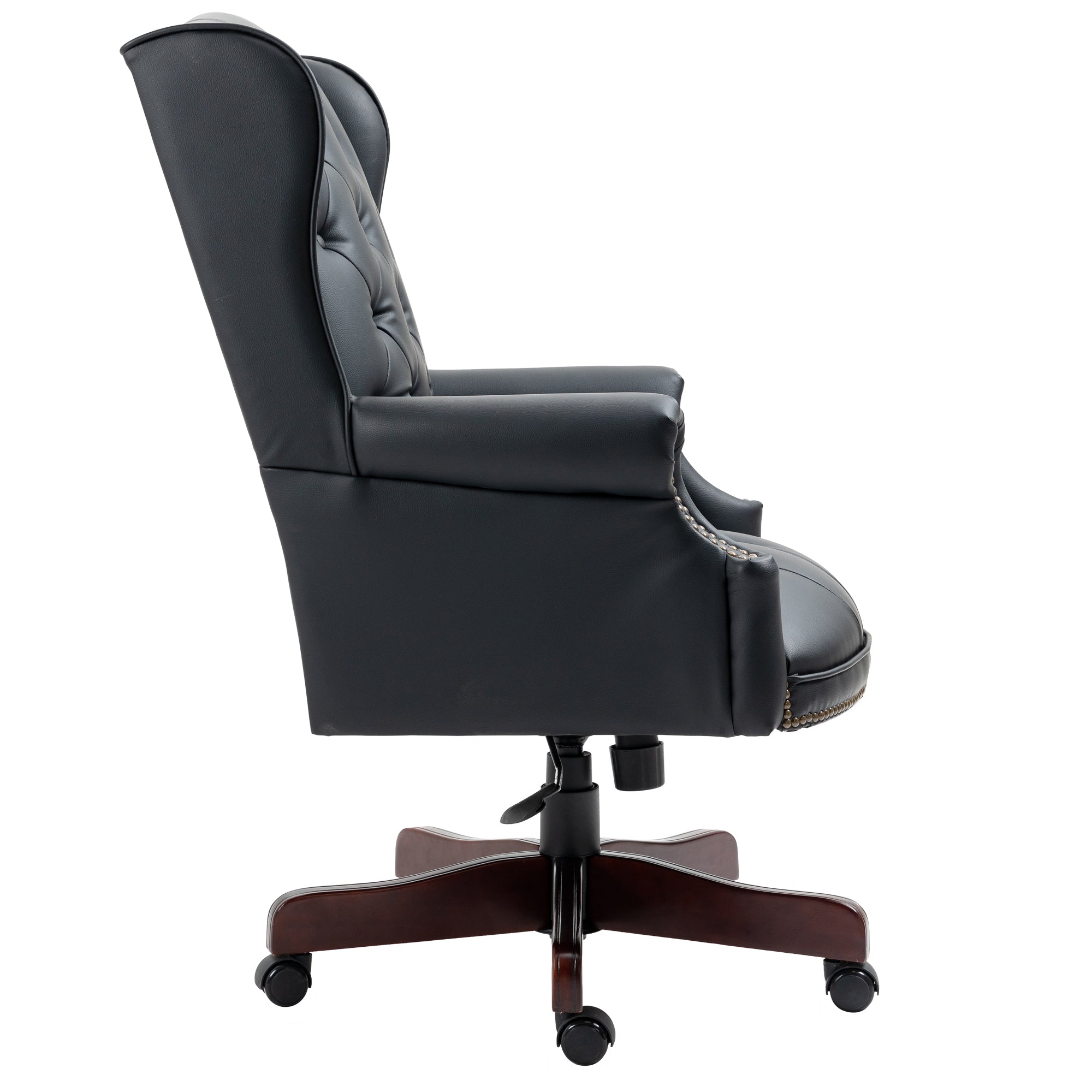 High Back Reclining Executive Office Chair - PU Leather