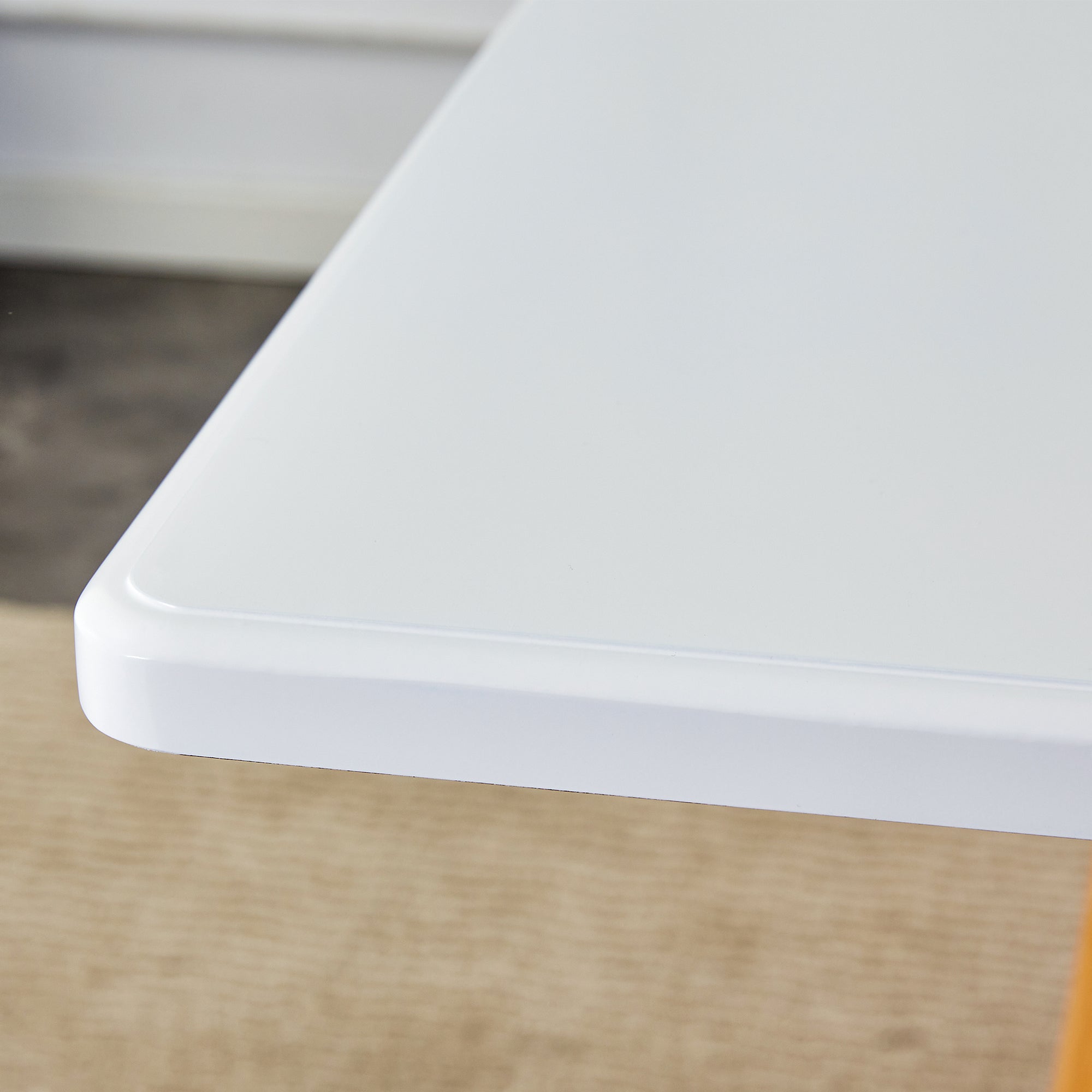 Foldable Sintered Stone Table - Rubber Wood Legs