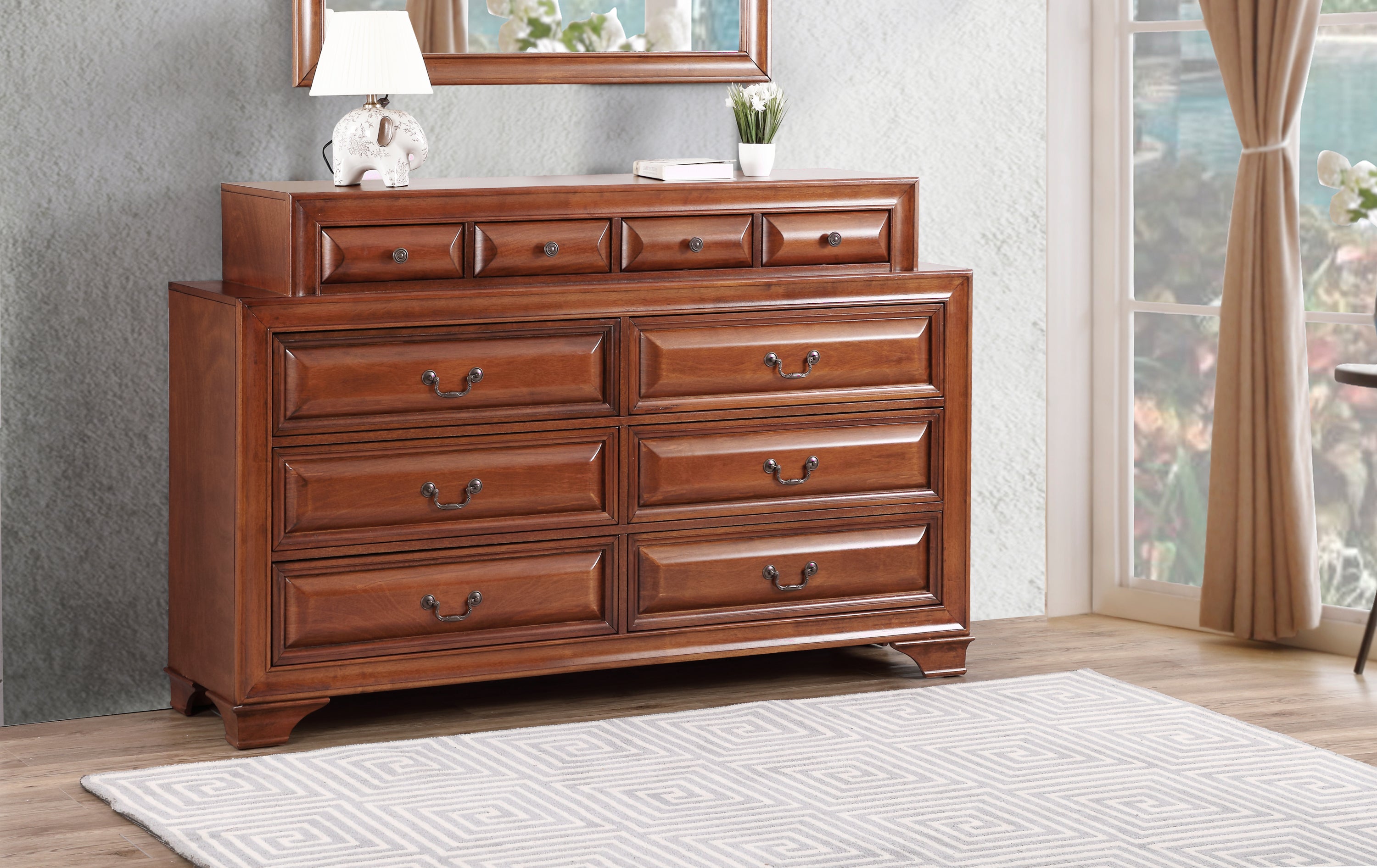 LaVita G8850-D Oak Dresser | Modern Bedroom Furniture Piece