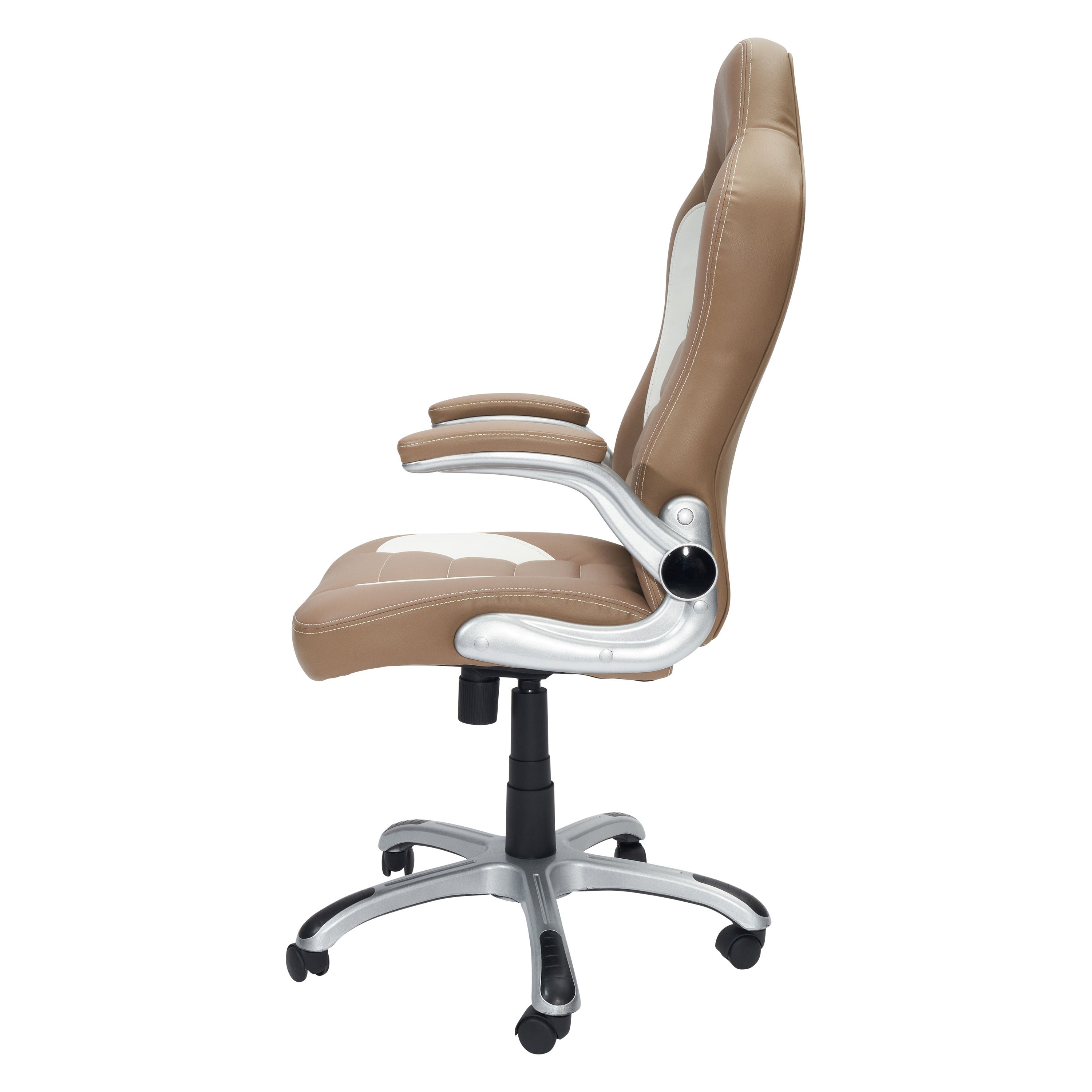 Sport Race Office Chair w/Flip-Up Arms